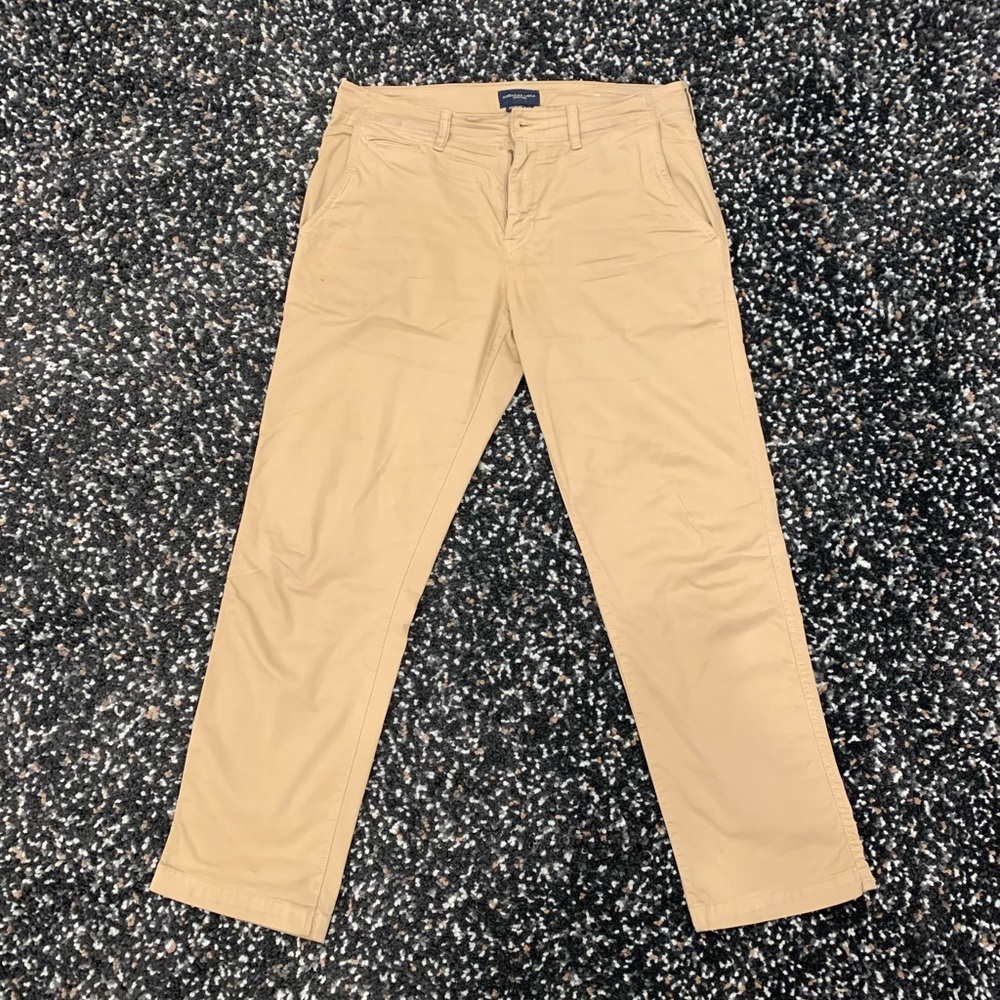 Men’s American Eagle Relaxed Straight Extreme Flex Khaki Pants Size 32x32